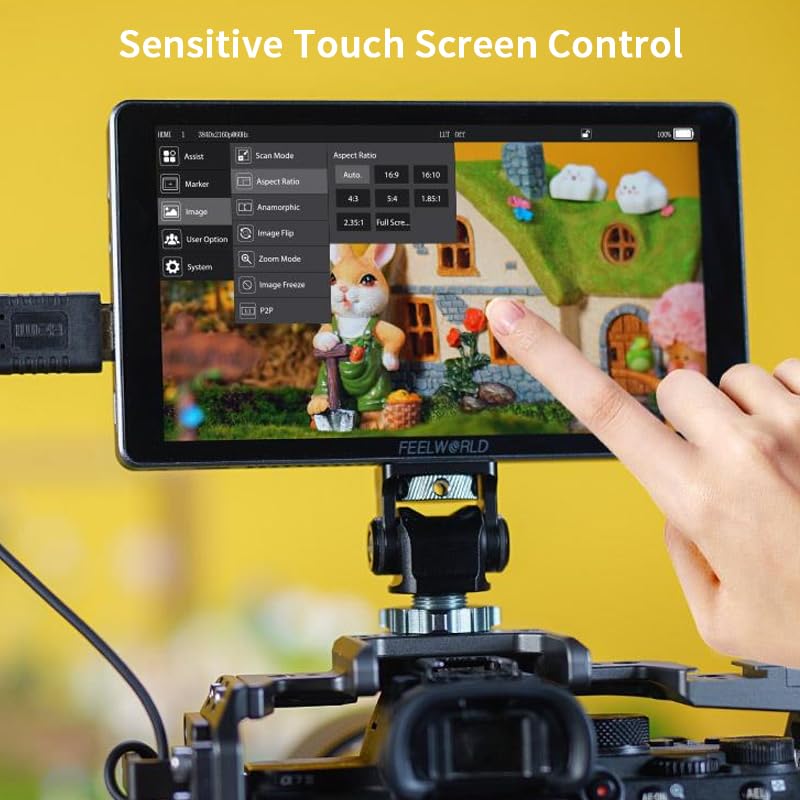 Amazon.co.jp: FEELWORLD P6XL 4K HDMI 6インチ 高輝度 1920x1080p