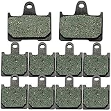 Foreverun Motor Front and Rear Brake Pads for Kawasaki Concours 14 ZG 1400 2008-2016