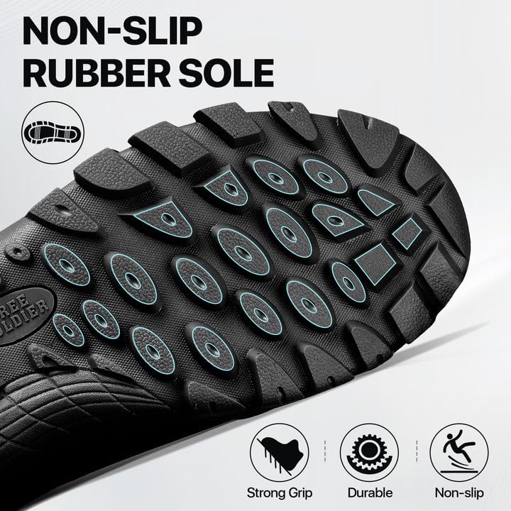 Image of FREE SOLDIER Men's Waterproof Tactical Hiking Boots Military Work Boots Combat Boots