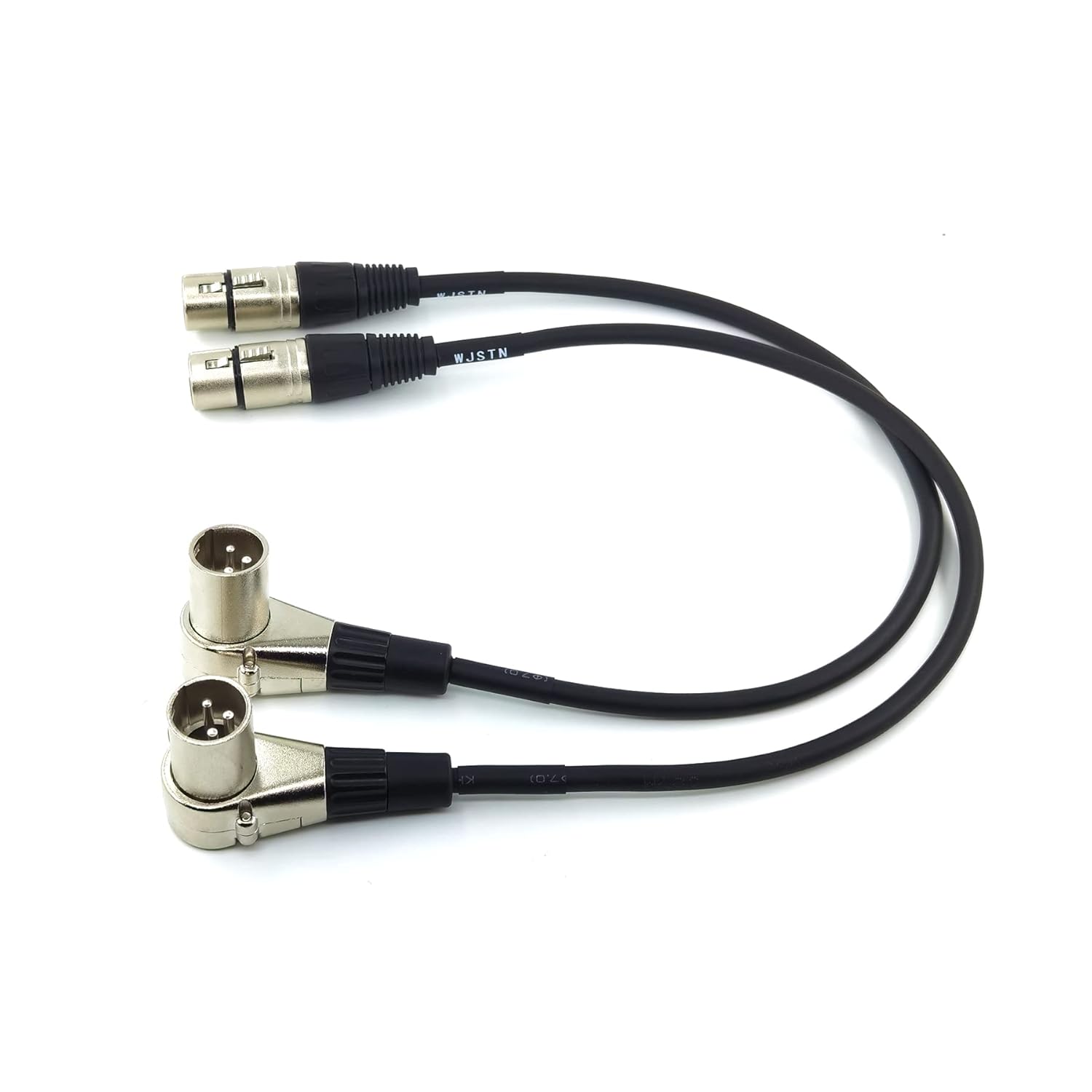 WJSTN RightAngle Male XLR to Straight Female XLR, XLR Adapter Cable 2Pack Amazon.ca Musical