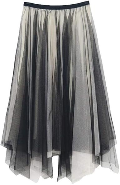 Forthery-Women Tulle Skirts Summer Midi 