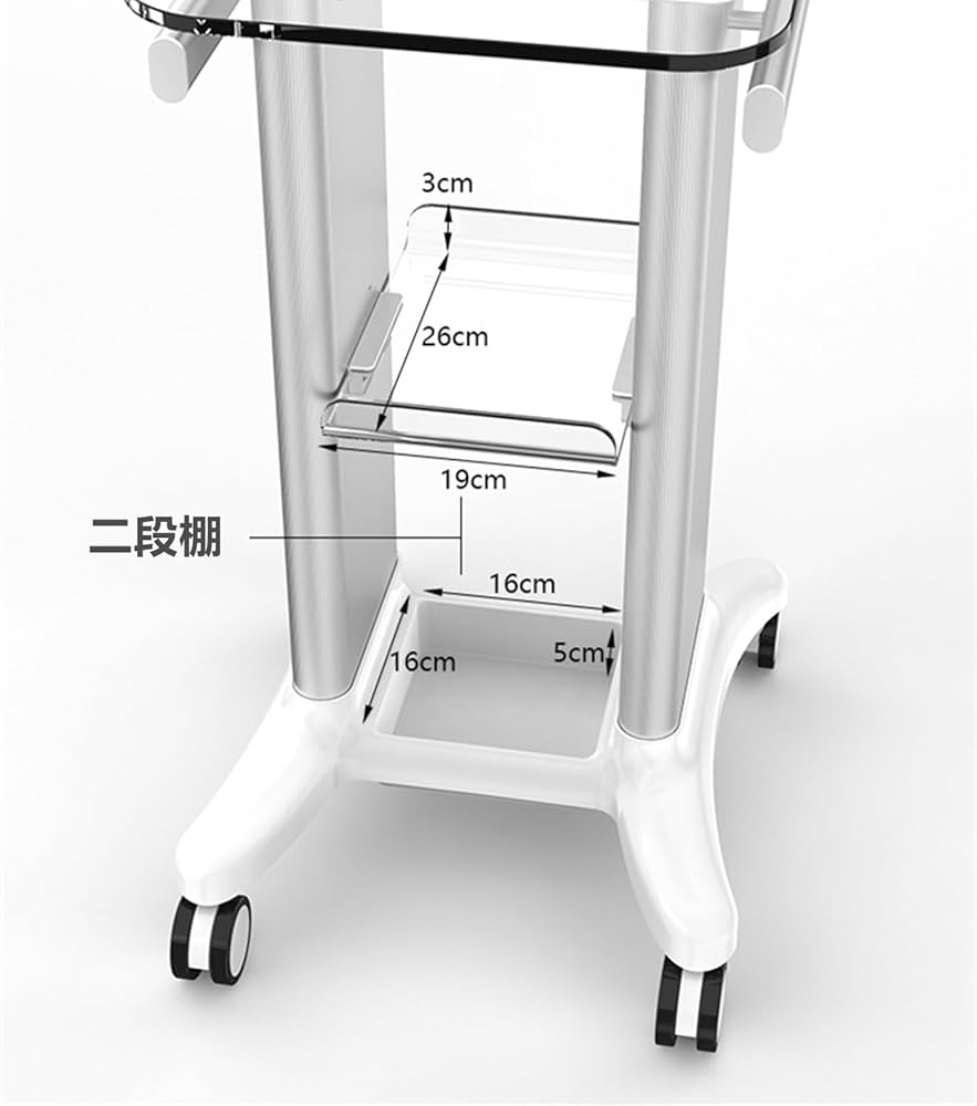2段大容量収納カート 45×37×74 オフィス用収納ワゴン　定価34,888円 Amazon.co.jp: 2段大容量収納カート 45×37×74cm アクリル板