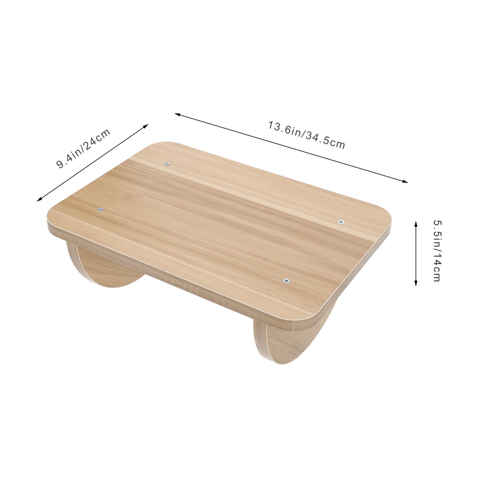 Alipis Fußstützenhocker aus Holz für Schreibtisch Stabiler Fußhocker für Büro und Arbeitsplatz Komfortable Fußstütze Zufällige Farbe