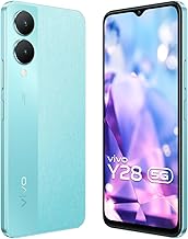 Vivo Y28 5G (Glitter Aqua, 4GB RAM, 128GB Storage) with No Cost EMI/Additional Exchange Offers