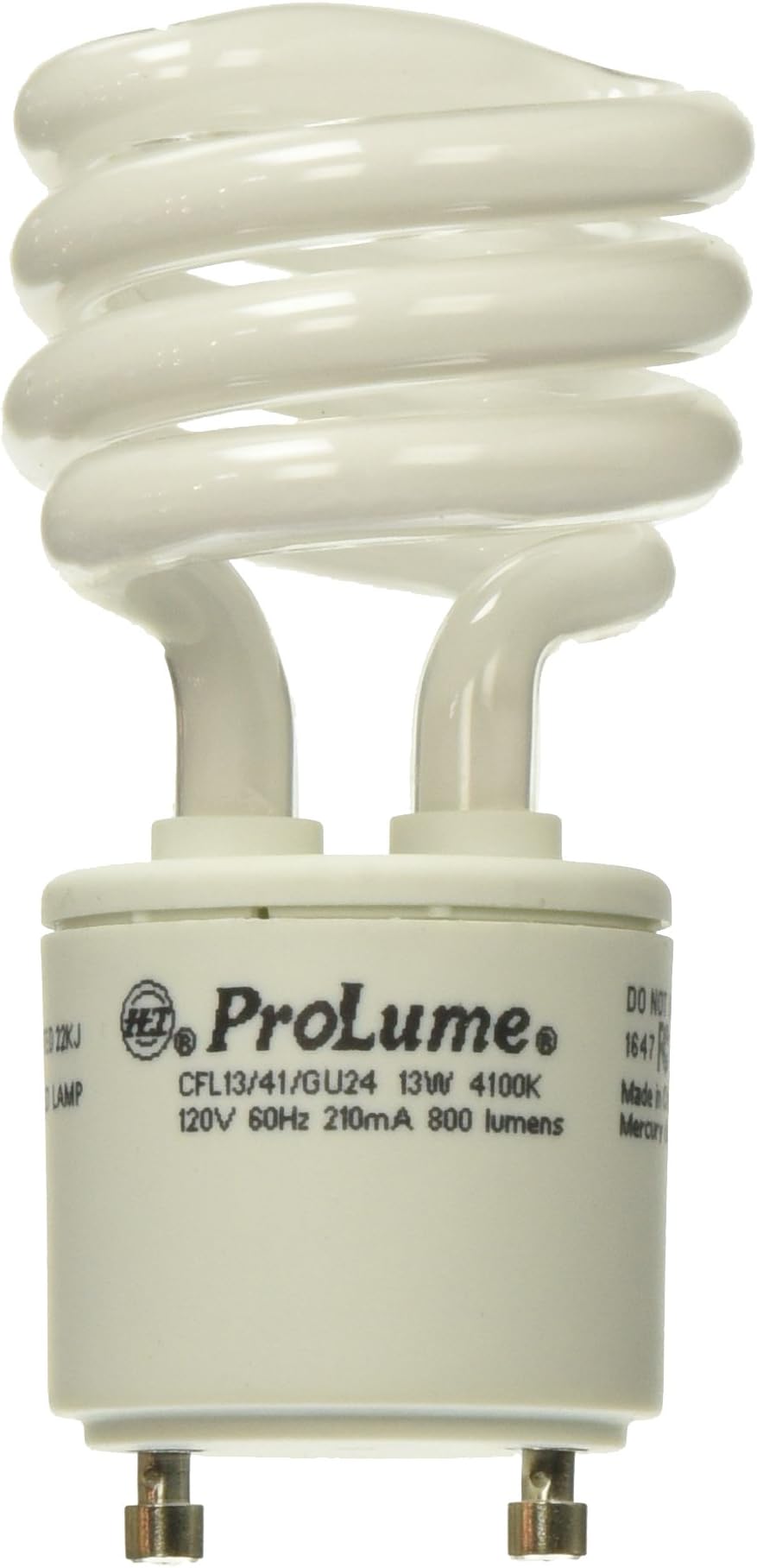 ProLume Prolumeme CFL13/41 46526 13W Spiral 4100K GU24, 1 Piece