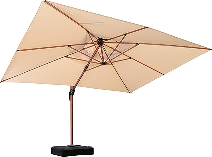 Parasol rectangle inclinable Outlet