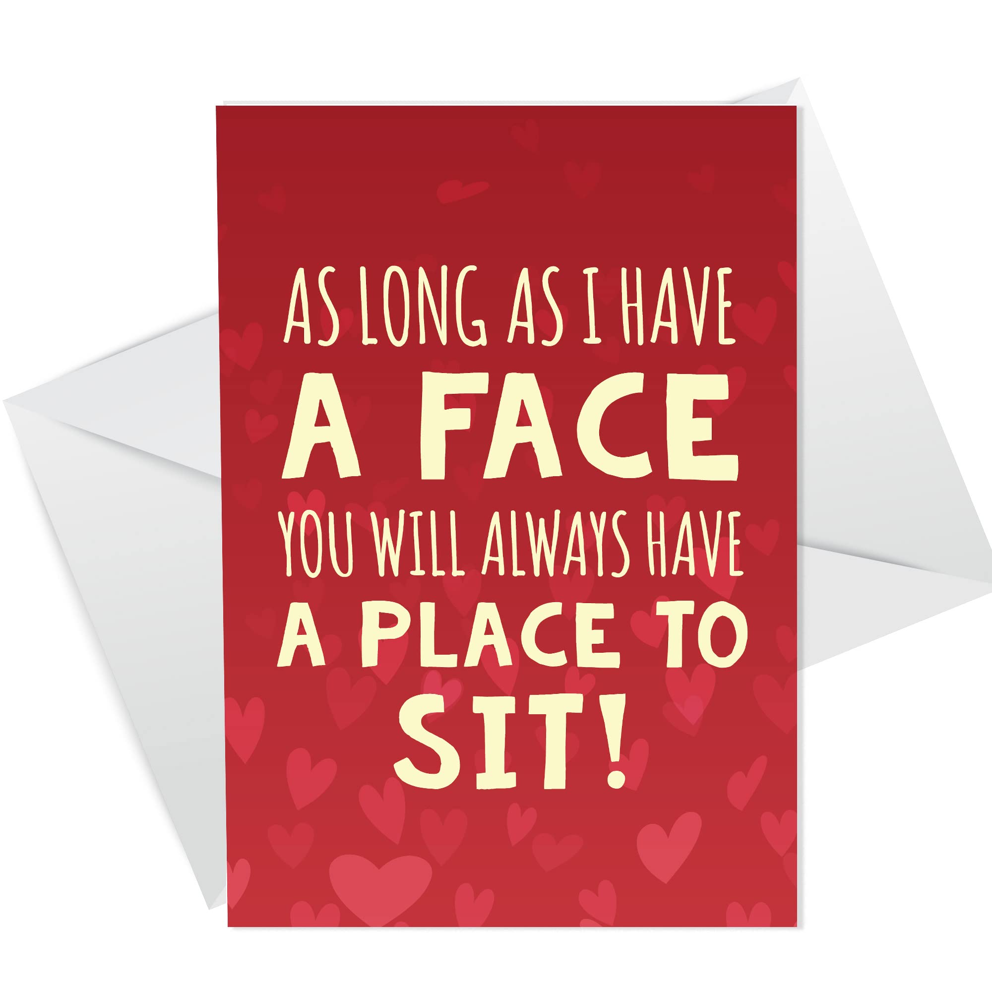 RED OCEAN FUNNY Joke Valentines Day Card For Girlfriend Wife Humour Anniversary Card For Her