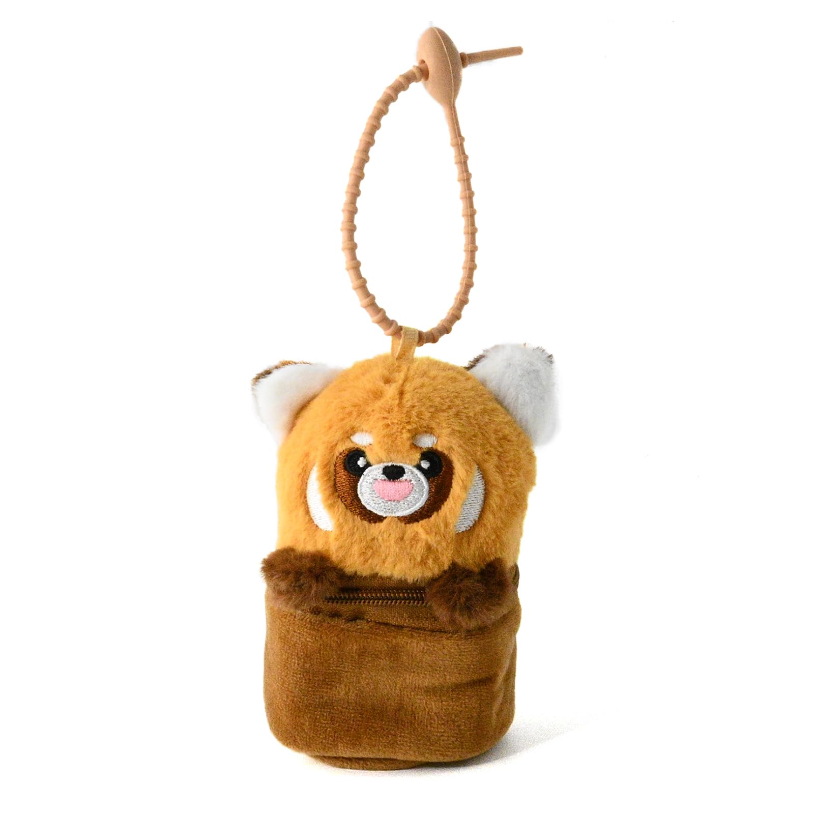 Adorable Red Panda Plush Coin Purse Cute Coin Change Purse Zippered Coin Pouch Plush Coin purse Pendant