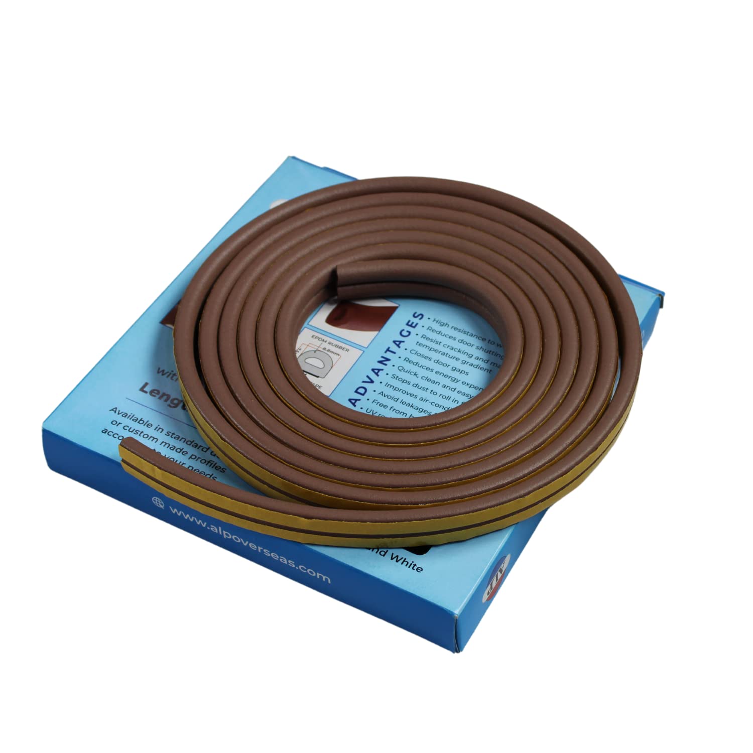 ALP Overseas EPDM D-Shape 6 Mtr. Self-Adhesive Door/Window Seals for Sound Proof Strip, Weatherproof Strip, Car Doors Sound|Dust Proof, Insects Blocker (Brown) (D Shape Profile, Pack of 1) (B0BQQZVNMM) Amazon Price History, Amazon Price Tracker
