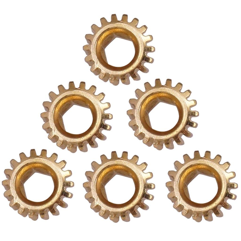 Anbau 6 Pieces Professional Guitar Tuning Pegs Gear Ratio 1:18 Hex Hole Gold Guitar Parts