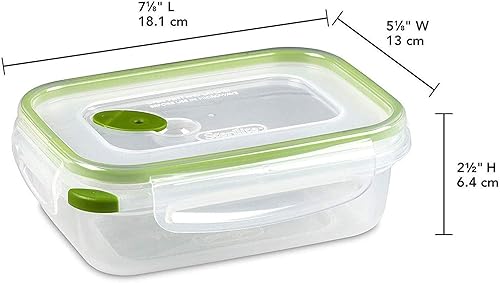 Miniatura 3 de STERILITE 3111606 Contenedor de hojas rectangular de 3.1 tazas