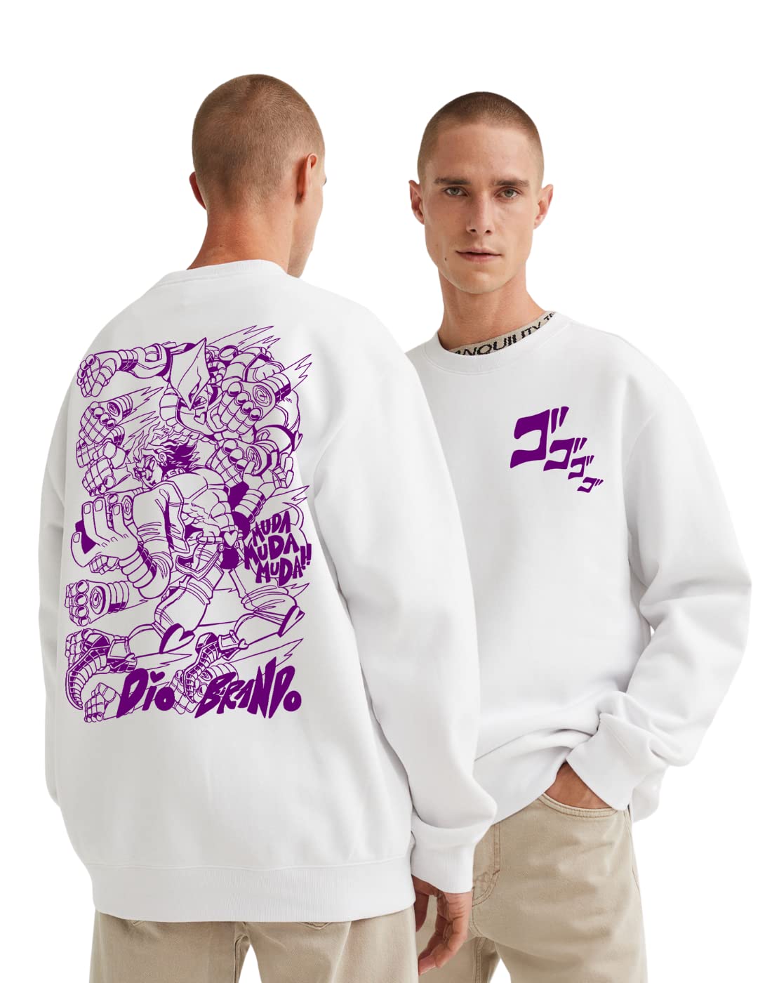 Fans ArmyJoJo's Dio Brando Anime Oversized Sweatshirt