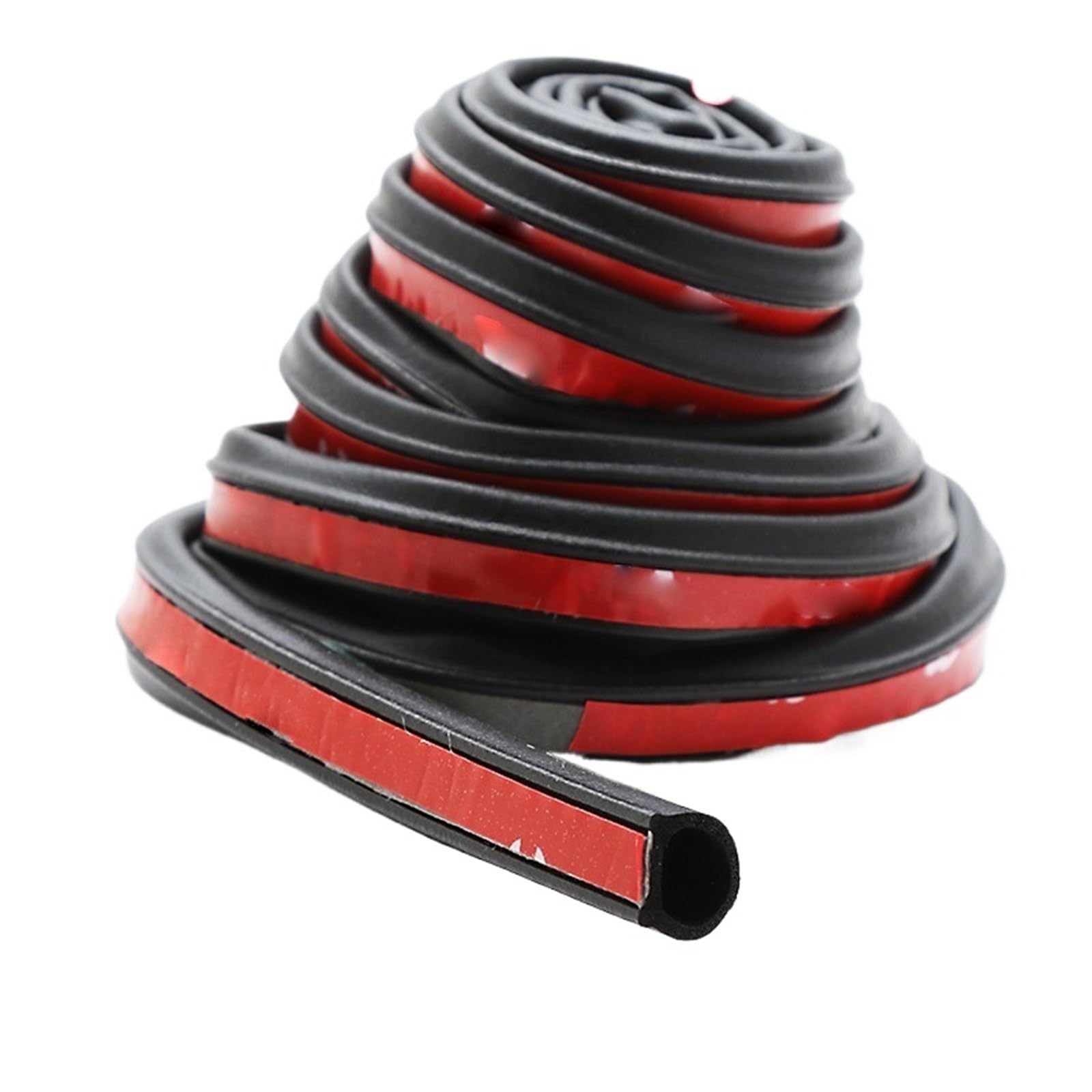 Vamhhx One Color Car Rubber Sealing Strips Auto Sealing Strips Accessories Car Door Seal Strip 2/4/8M Rubber Sealant D Type Noise Insulation Anti-Dust Soundproofing Car Door Rubber Seal(8M Big D)