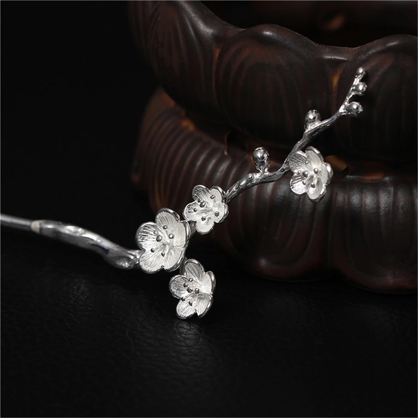 Fermaglio Capelli Sposa Pure Silver Vintage Palace Flowers Hairpin Chinese Style Hanfu Handmade Original Accessories Jewelry(Two tone gold)