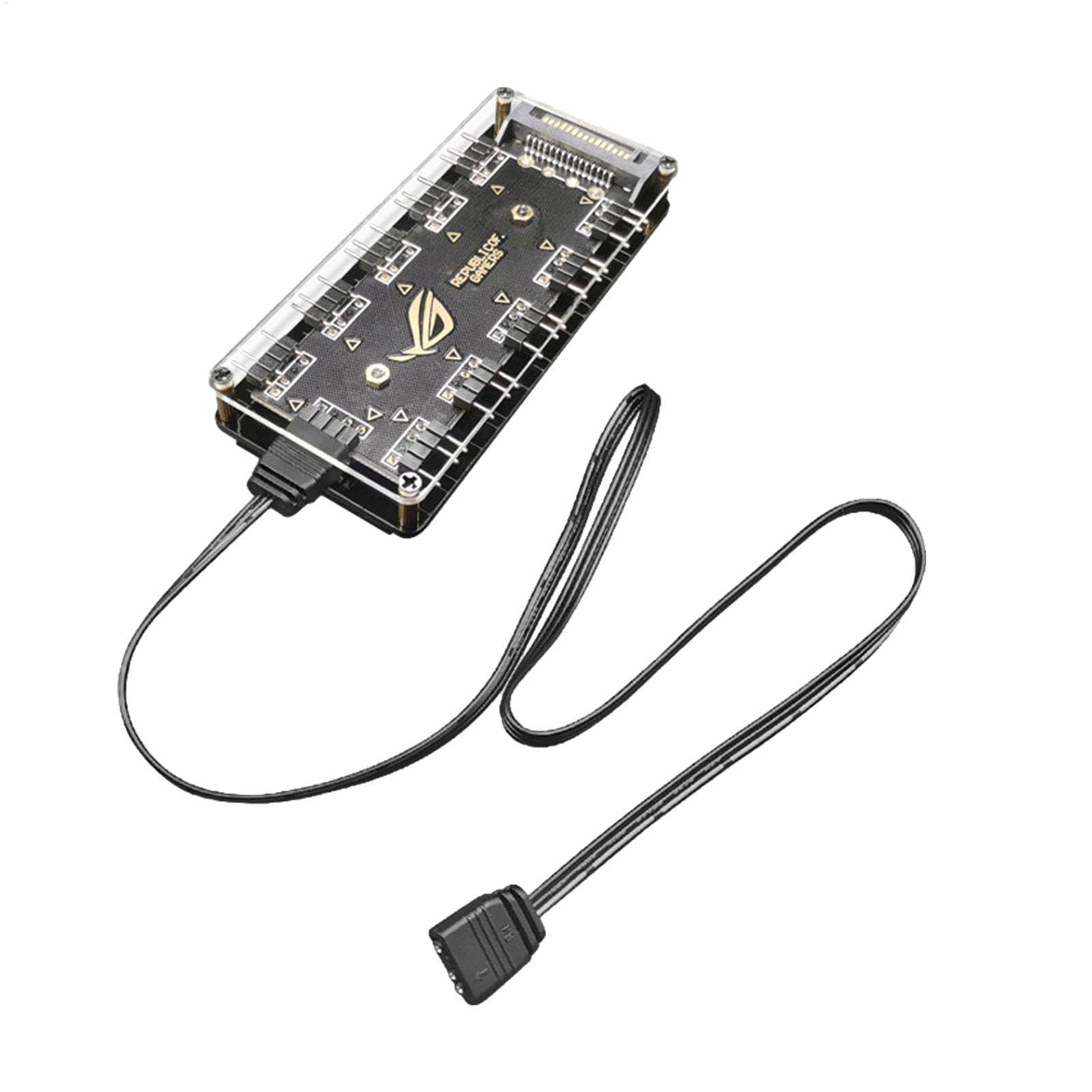 5V 3PIN ARGB Cavo Splitter, 3Pin ARGB da 1 a 4 RGB Cavo Splitter Connettore, Splitter 5V 3PIN ARGB Cavo Splitter, 3Pin ARGB da 1 a 4 RGB Cavo Splitter Connettore, Splitter