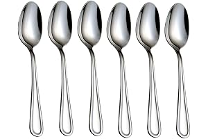 Teaspoons Stainless Steel, Premium Quality Tea Spoons for Home, Kitchen and Restaurants...