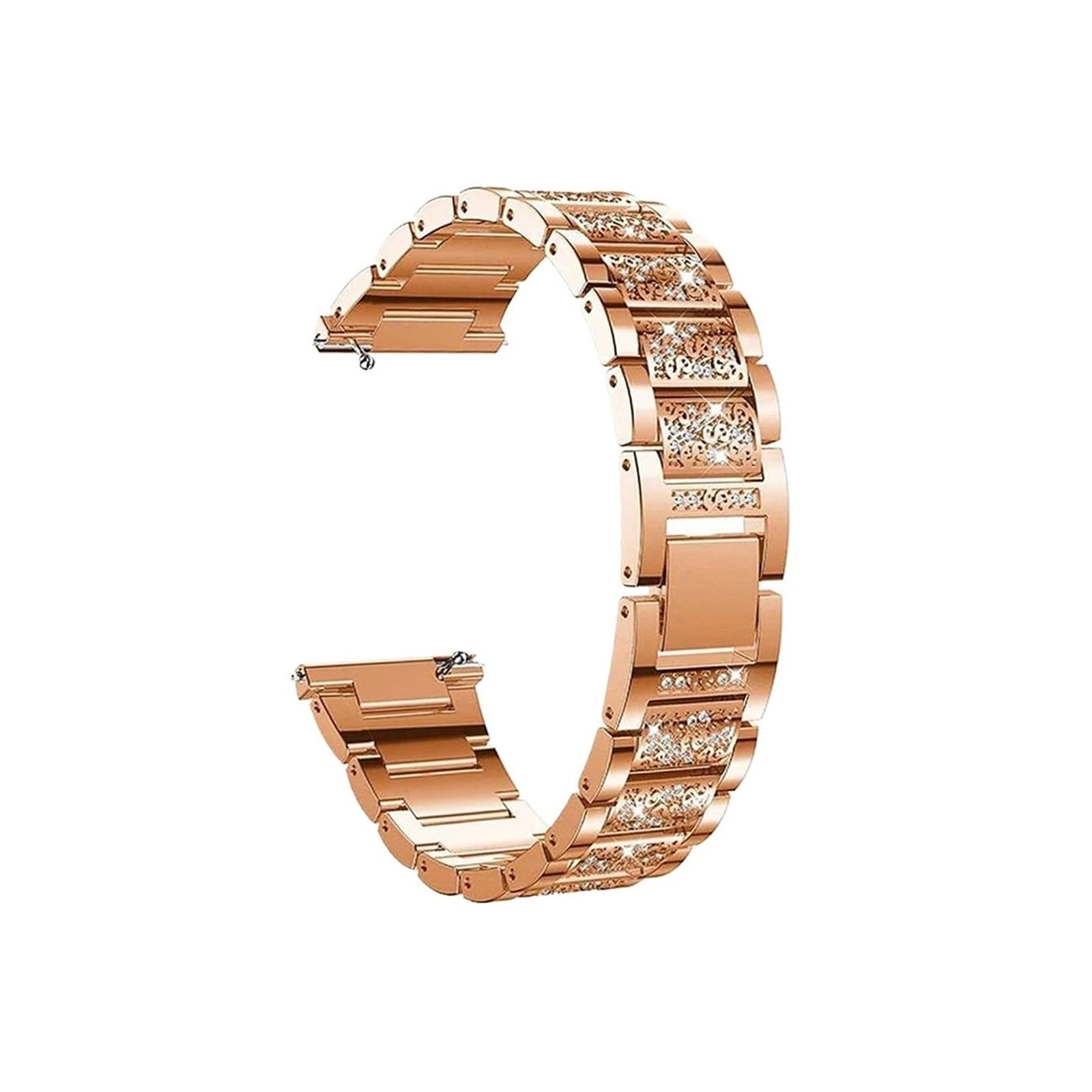 Pasek damski diamentowa bransoletka do zegarka Garmin Vivoactive 4 4S Venu 3 3S 2 2S SQ Vivomove HR metalowy stalowy 18mm 20mm 22mm