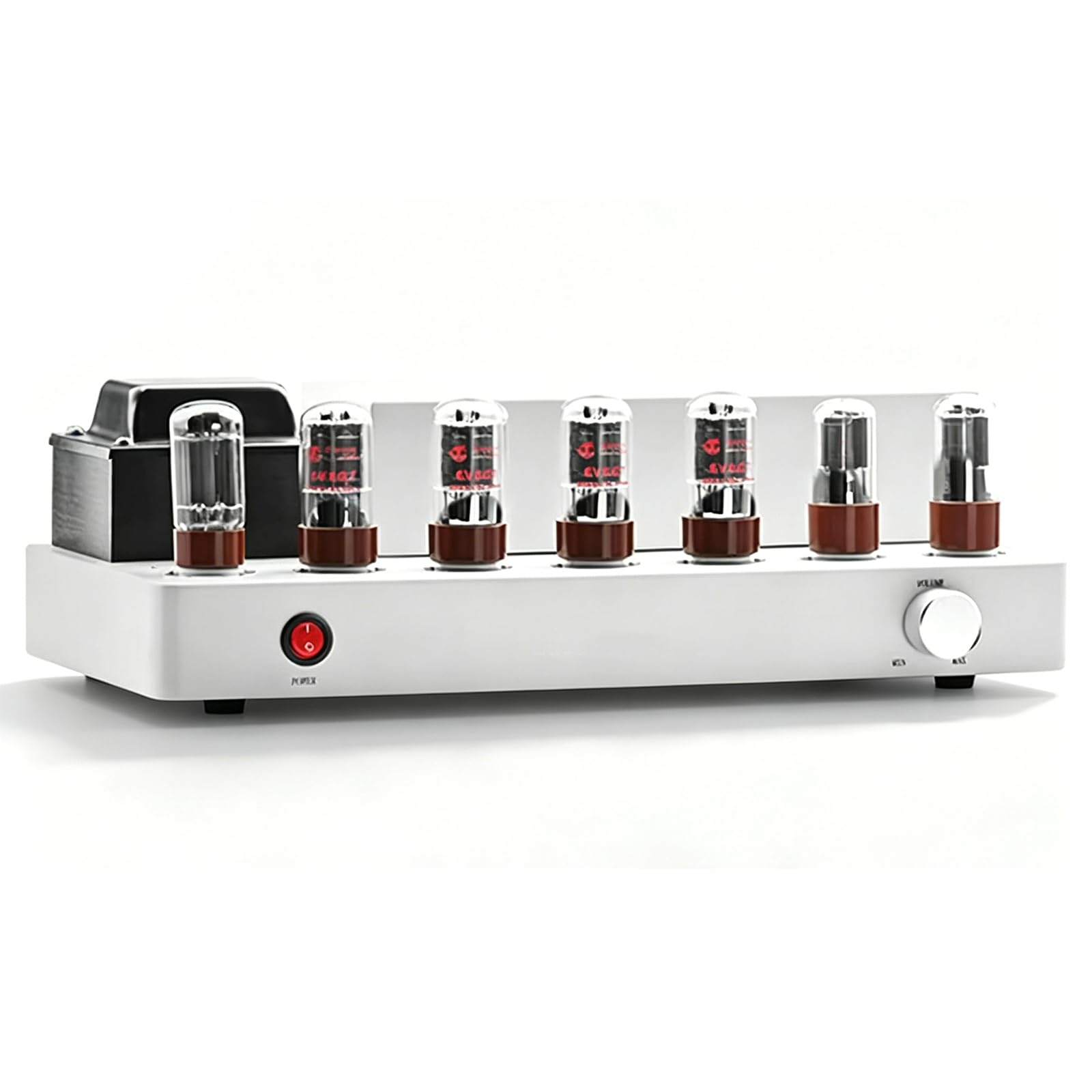 Amplificatore Valvolare Push-Pull, Amplificatore Valvolare Stereo Hi-Fi Integrato, con Bluetooth 5.0, Risposta in Frequenza 20 Hz-20 Khz, per Audio Domestico, Diffusori Stereo Ad Alta fedeltà