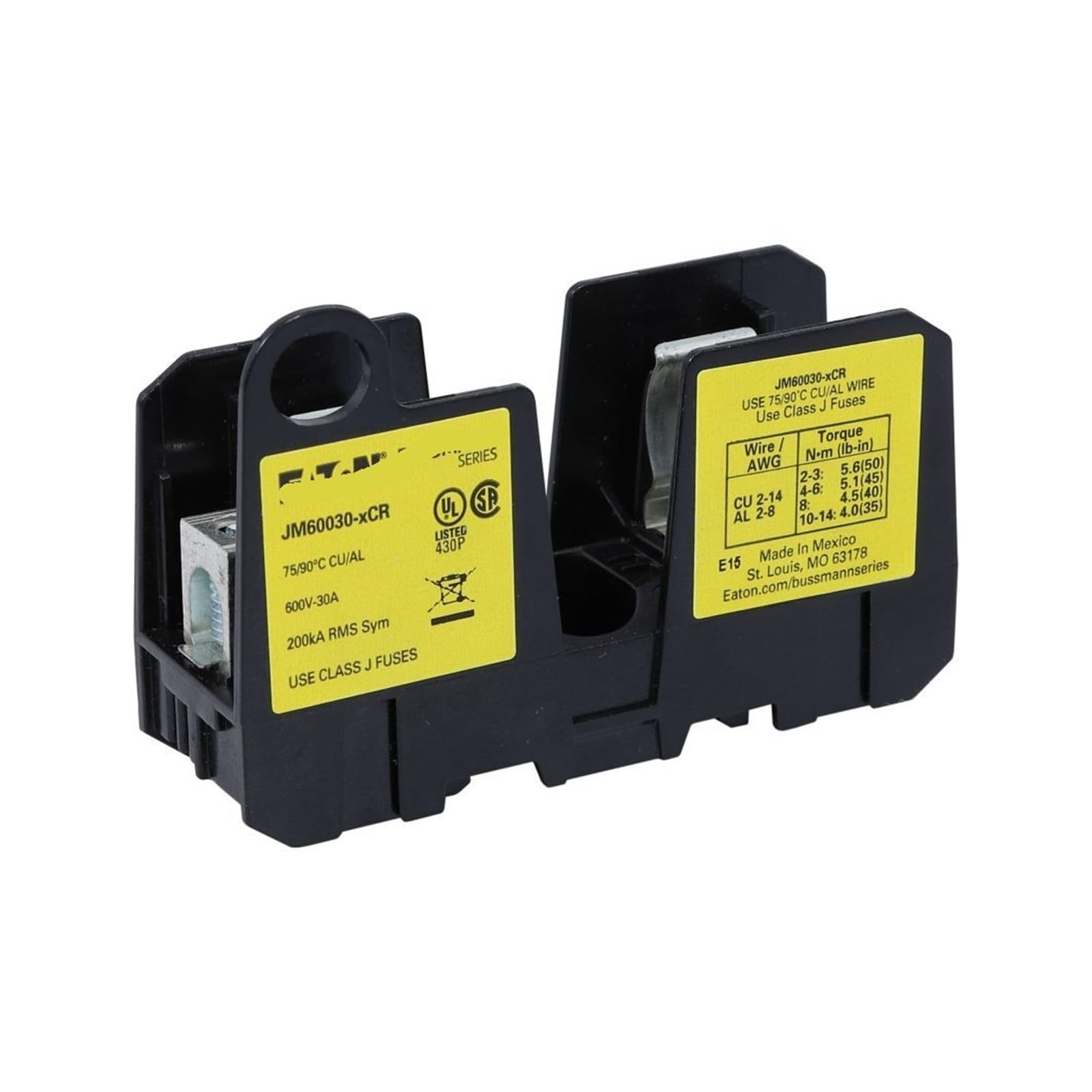 NOBIRTBSA Fuse LPJ-8SP Time Delay Fuse 600Vac 8A Class CC(JM60030-1CR)