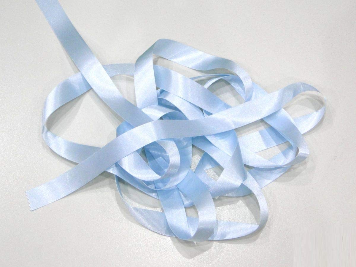 Berisfords 35Mm Sky Blue Satin Ribbon Double Sided 3501 (5 Meters)