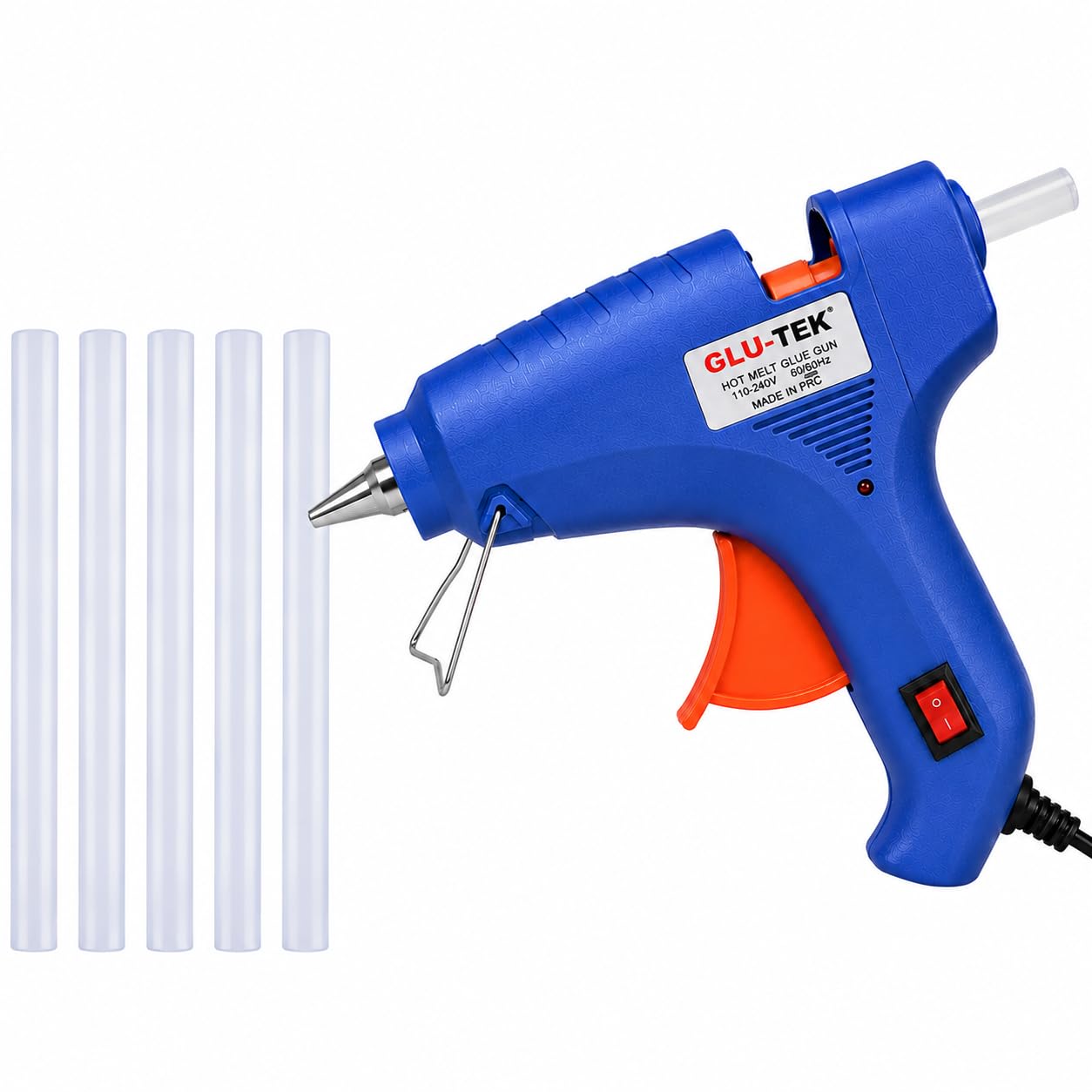 Best 60 Watt Hot Glue Gun with 5 x 11mm Hot Melt Glue Sticks Included | Fast Heating Heavy Duty Glue Gun for DIY Crafts, Wood, Plastic, Fabric, Metal, Cardboard, Home Repairs & School Projects-image-23