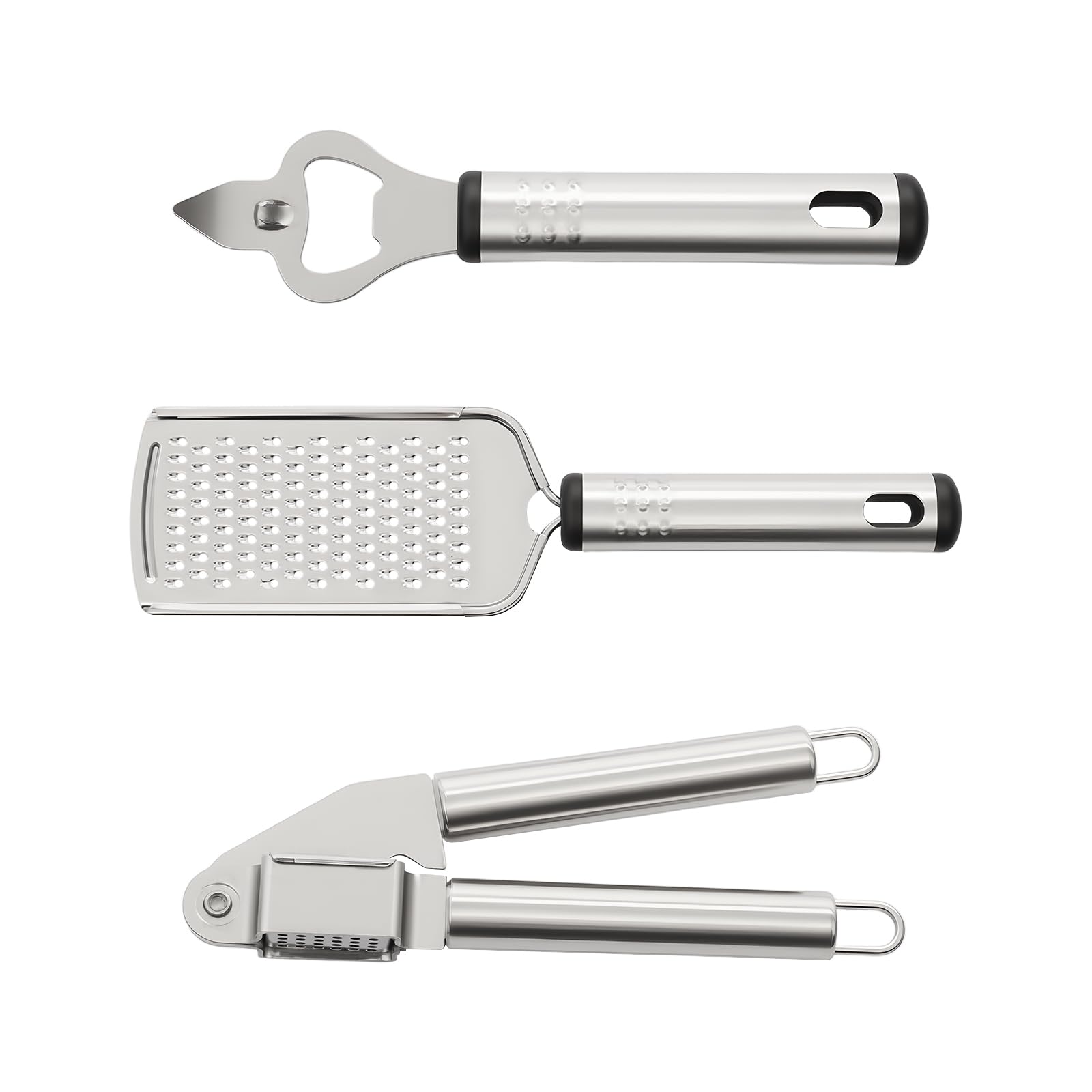 Juego de utensilios de cocina de acero inoxidable y nailon, 40 piezas