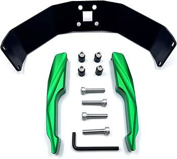 グラバー □ ZX-4R ZX-4RR 他リアグラブバー ブラック - メルカリ