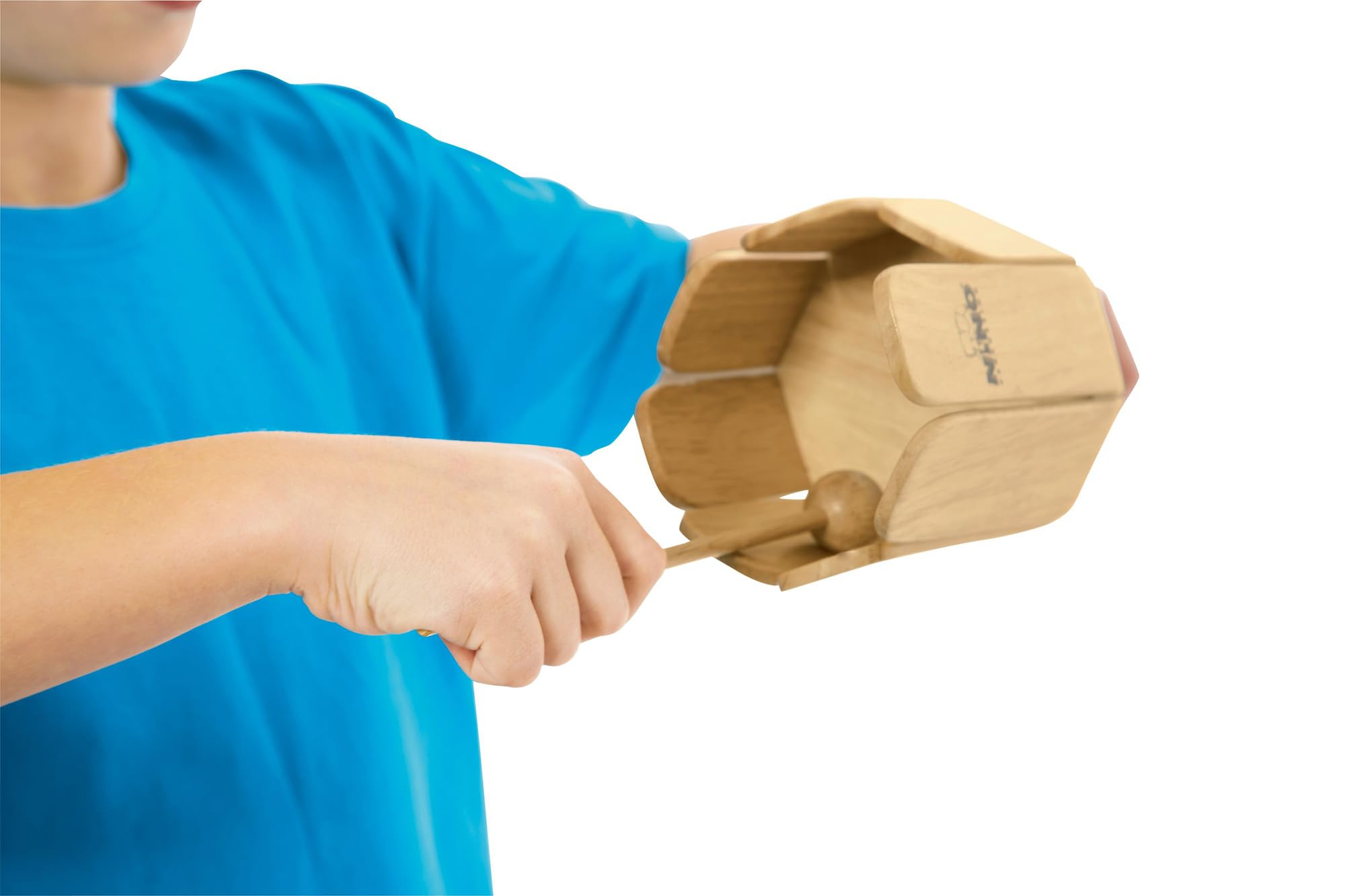 Meinl NINO556 - Tenor tambor, baquetas con 8zungig | Instrumento musical para niños a partir de 3 años, incluye mazo de madera, roble siam