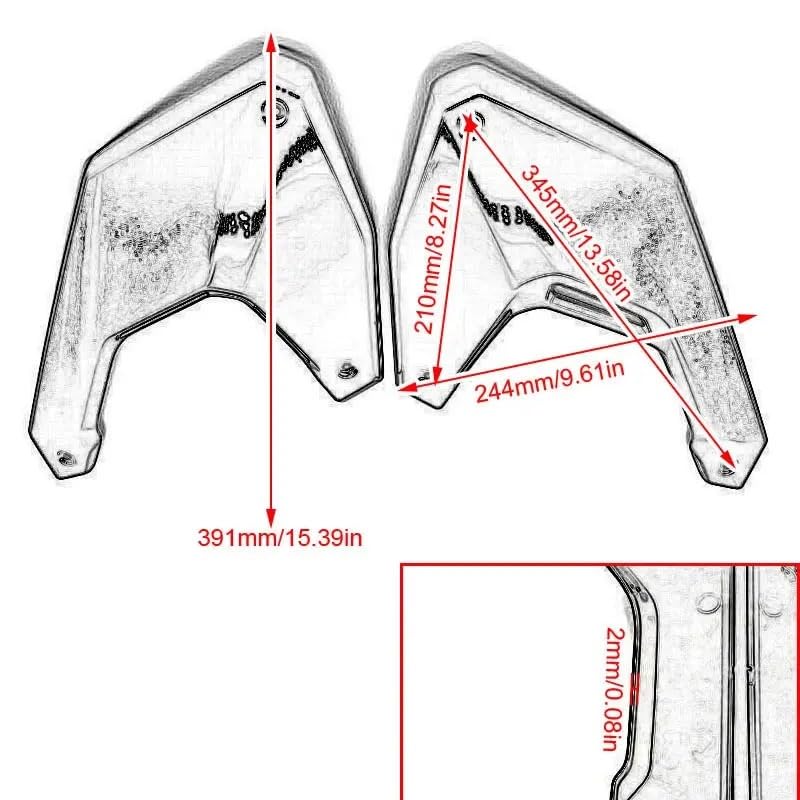 X-ADV 750 couvercle carénage évite les impacts de pierres - 6