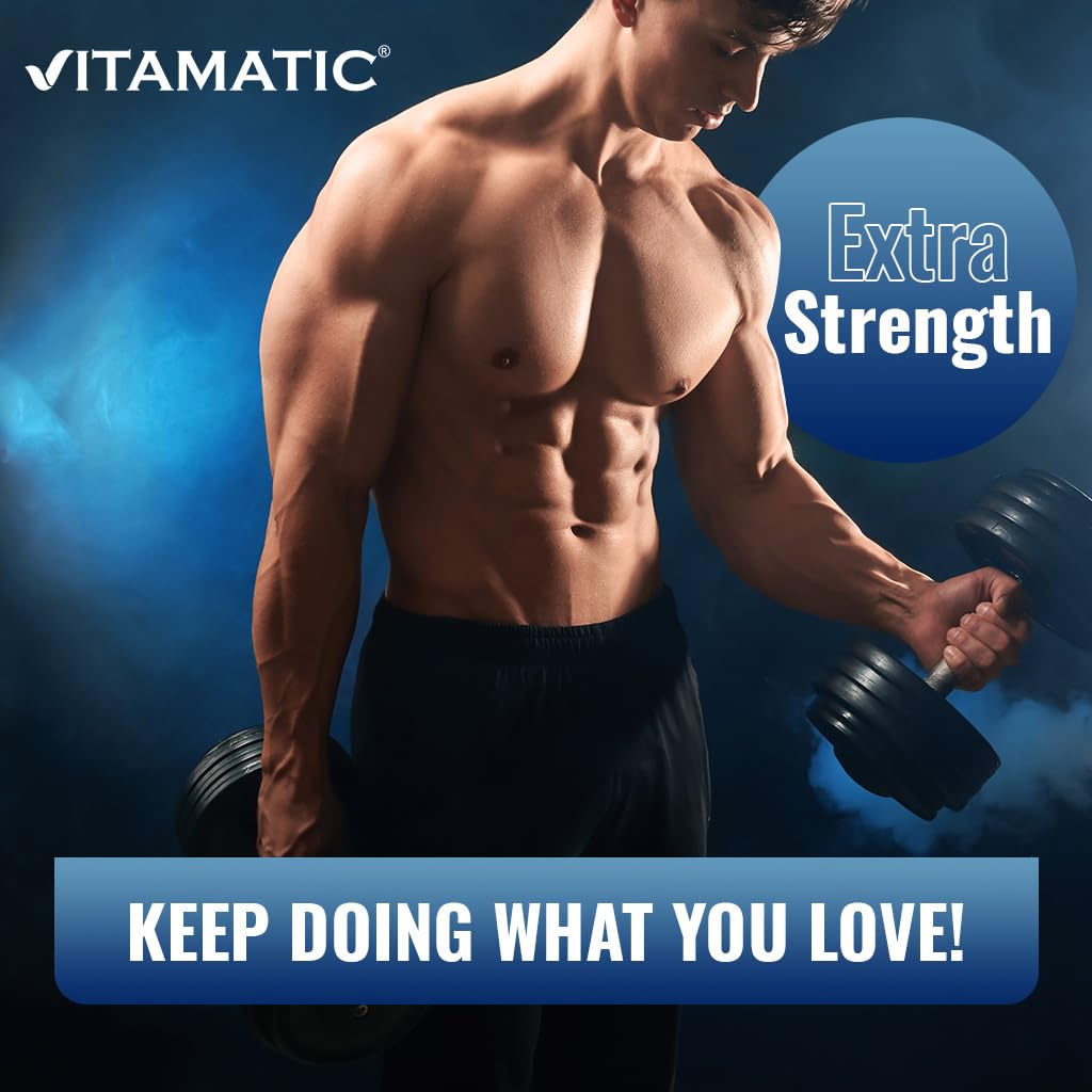 Vitamatic Extra Stregth Magnesium Oxide 400 mg 120 Vegetarian Tablets - Supports Muscle, Nerve, and Heart Health* - Made in the USA - Non-GMO & Gluten Free — Amazon image 4