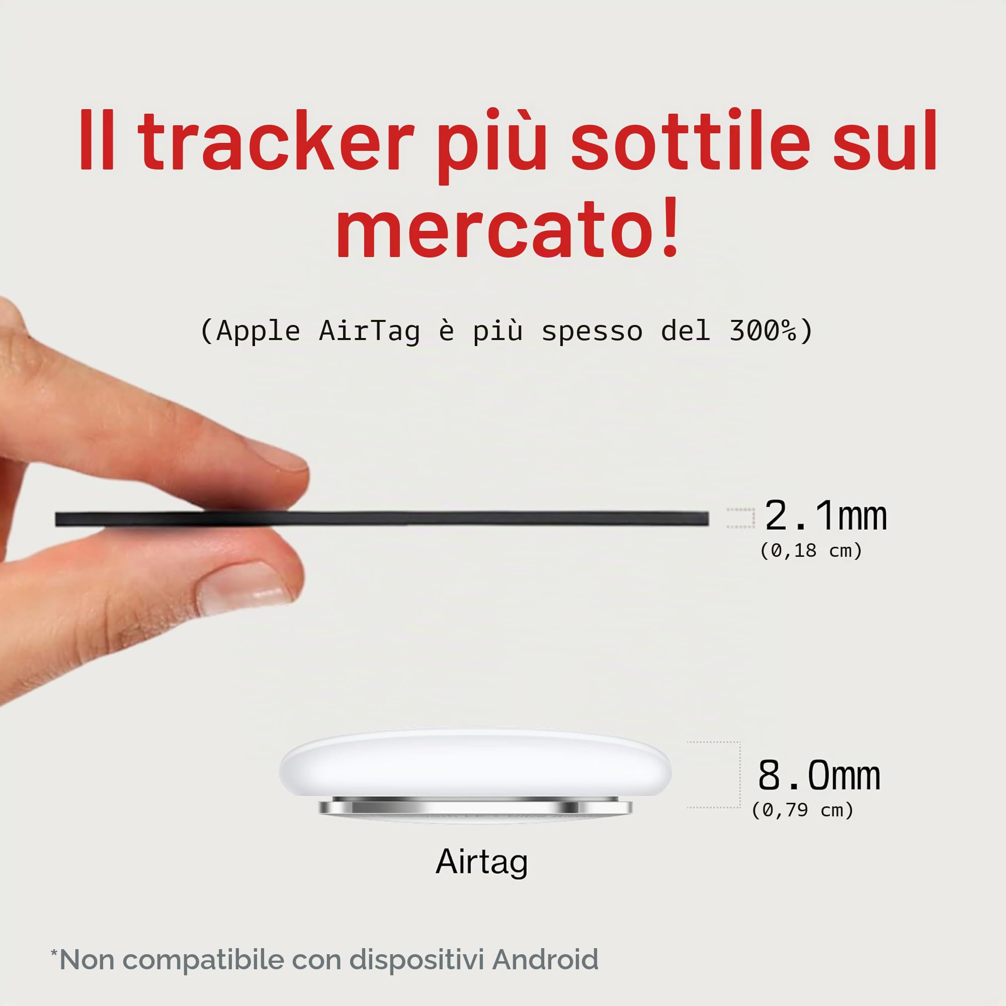 KEYSMART SmartCard Carta Tracker GPS Portafoglio, Ricaricabile e Riutilizzabile, Versatile Foro per Portachiavi, Compatibile Apple Dov’è, Localizzatore GPS per Valigia (Nero, Confezione da 3)