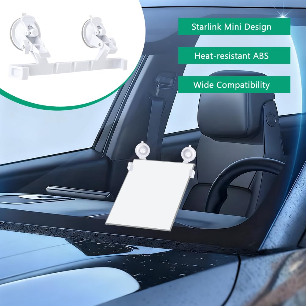 Starlink Mini Car Mount for Dashboard,Starlink Mini Suction Cup Dash Mount