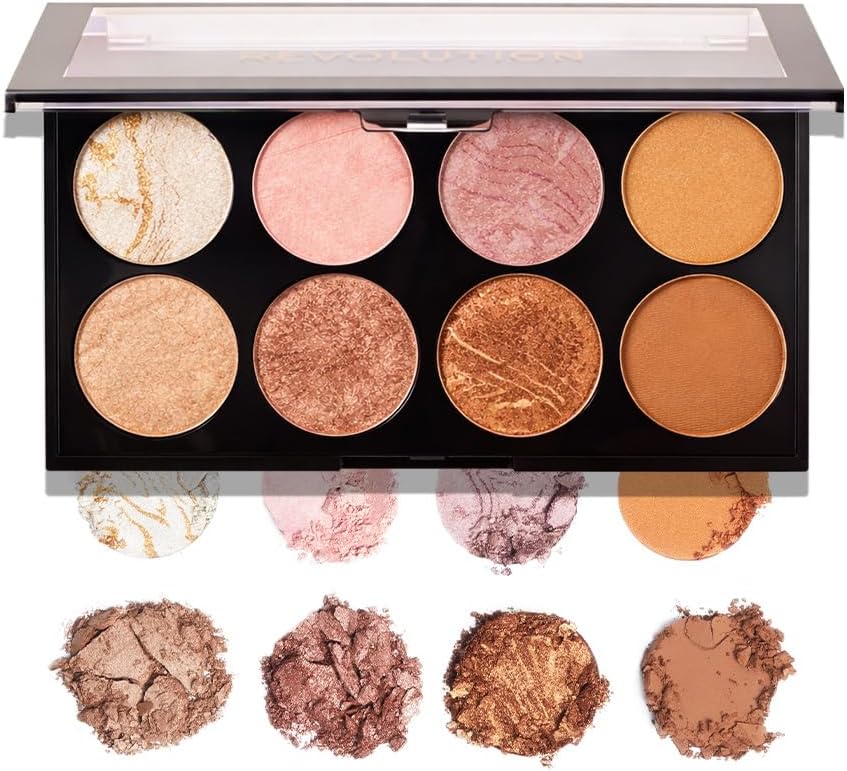 Makeup Revolution London Makup Revolution Ultra Blush Palette Golden Sugar, 13g