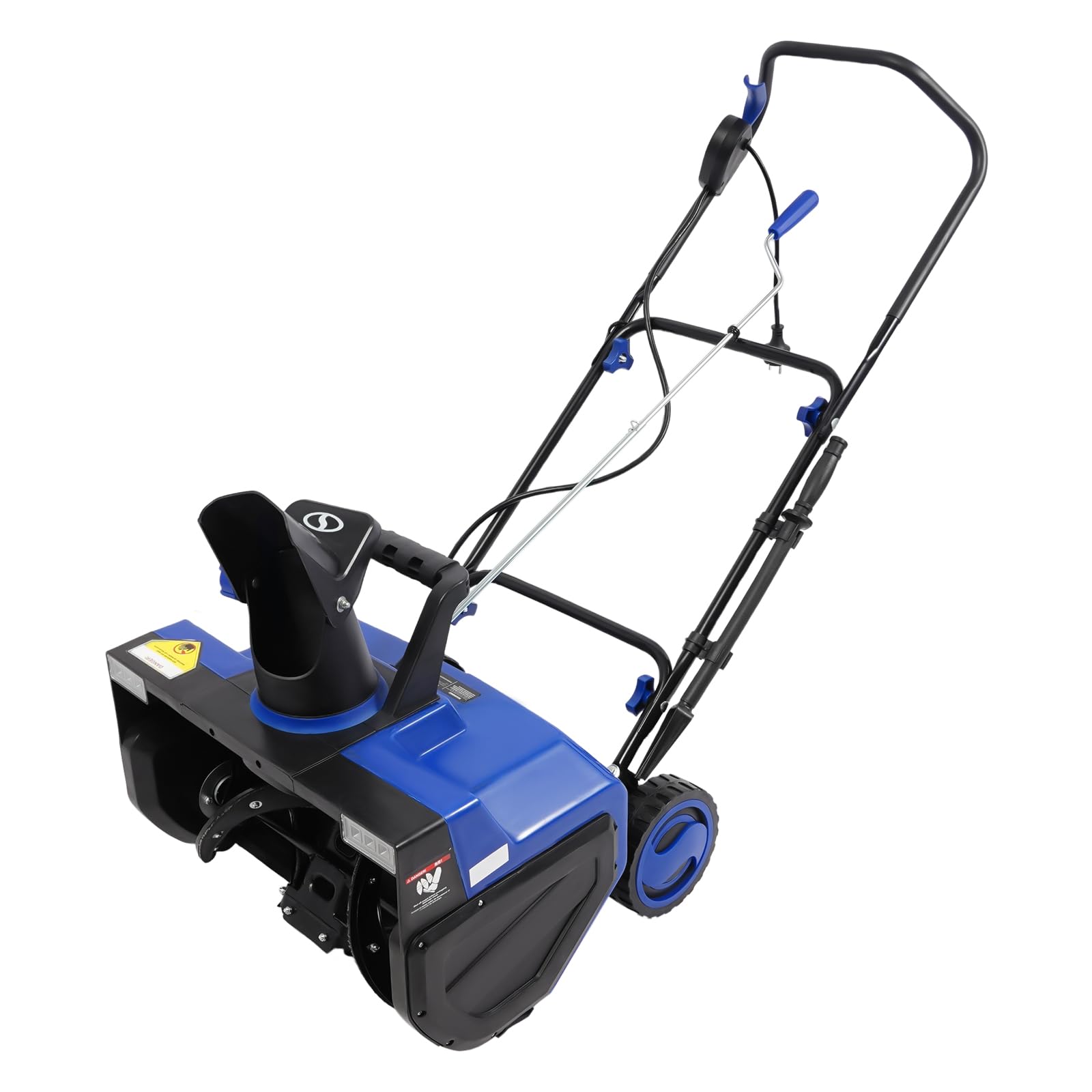 Elektryczna odśnieżarka 2400 W, elektryczna odśnieżarka o szerokości roboczej 56 cm i podwójnym diodom LED, 220 V, wydajna odśnieżarka do wjazdu, ogrodu, chodników, gospodarstwa domowego