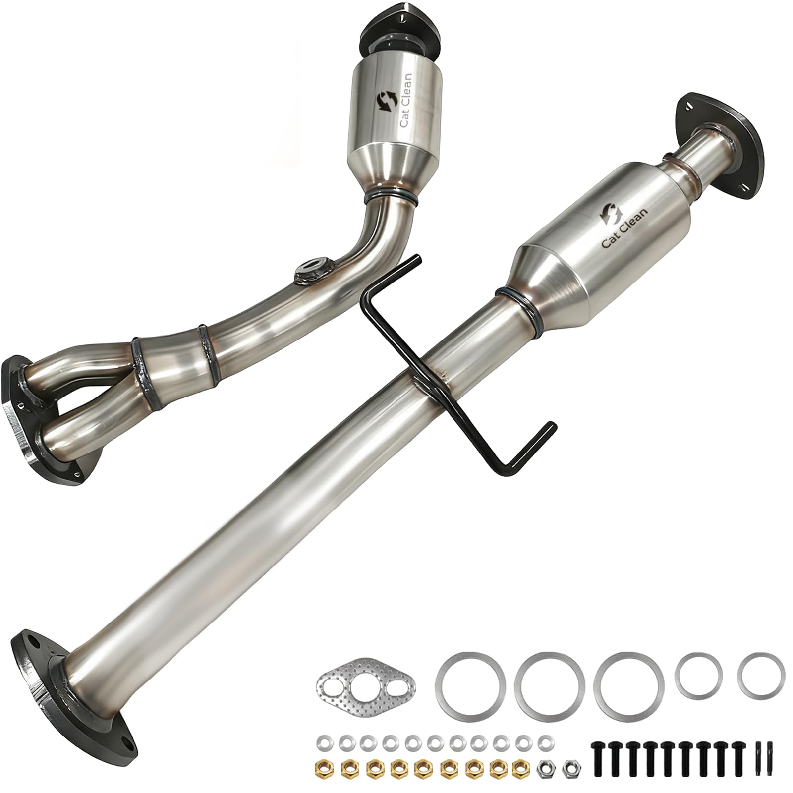 Photo 1 of Front & Rear Catalytic Converter for Toyota Tacoma 2001-2004 2.7L