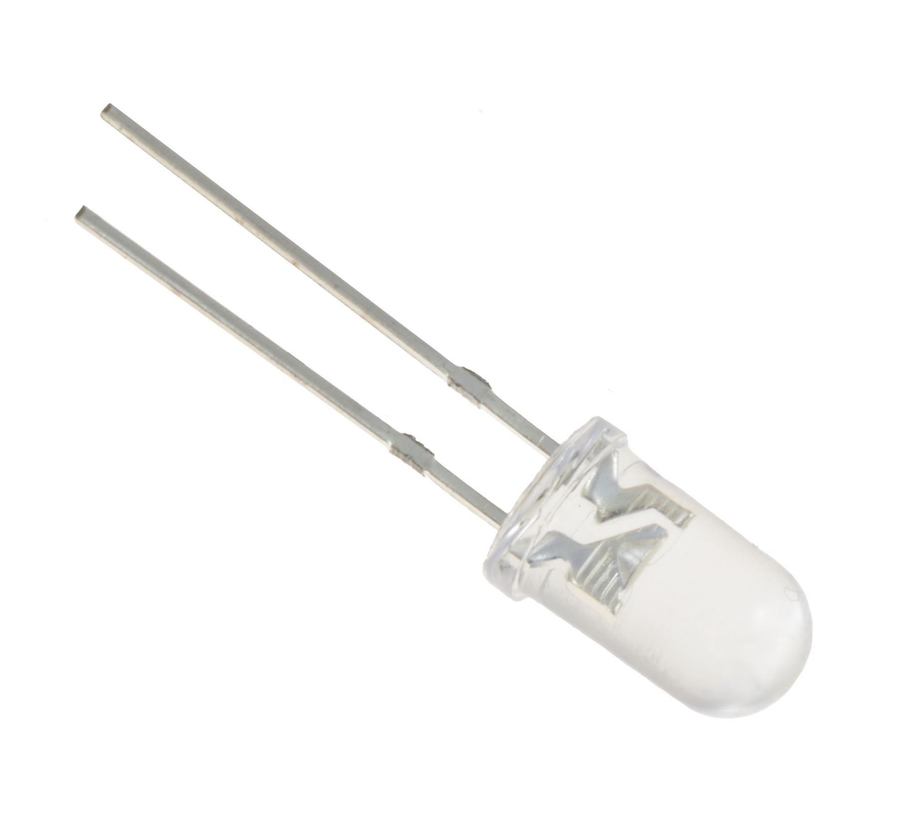 10 x Red/Blue Flashing 5mm LED Clear Lens