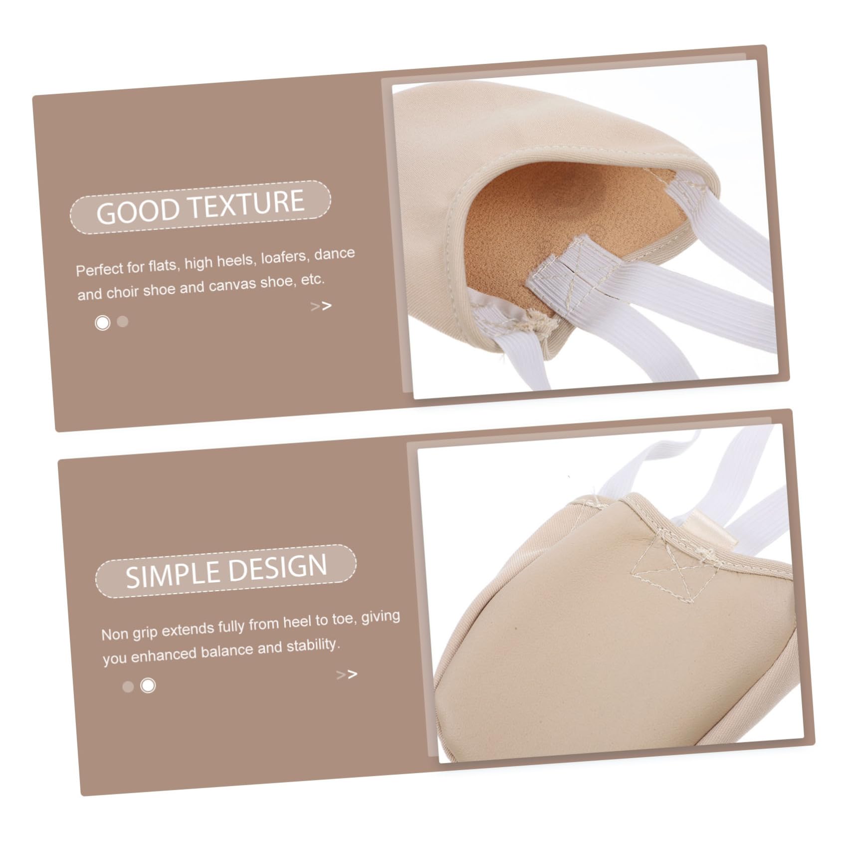 PLAFOPE 1pieza Medias Antideslizantes para Danza y Ballet para Mujeres y Niñas Calcetines Transpirables Color Piel Talla Yoga y Práctica De Danza Interiores