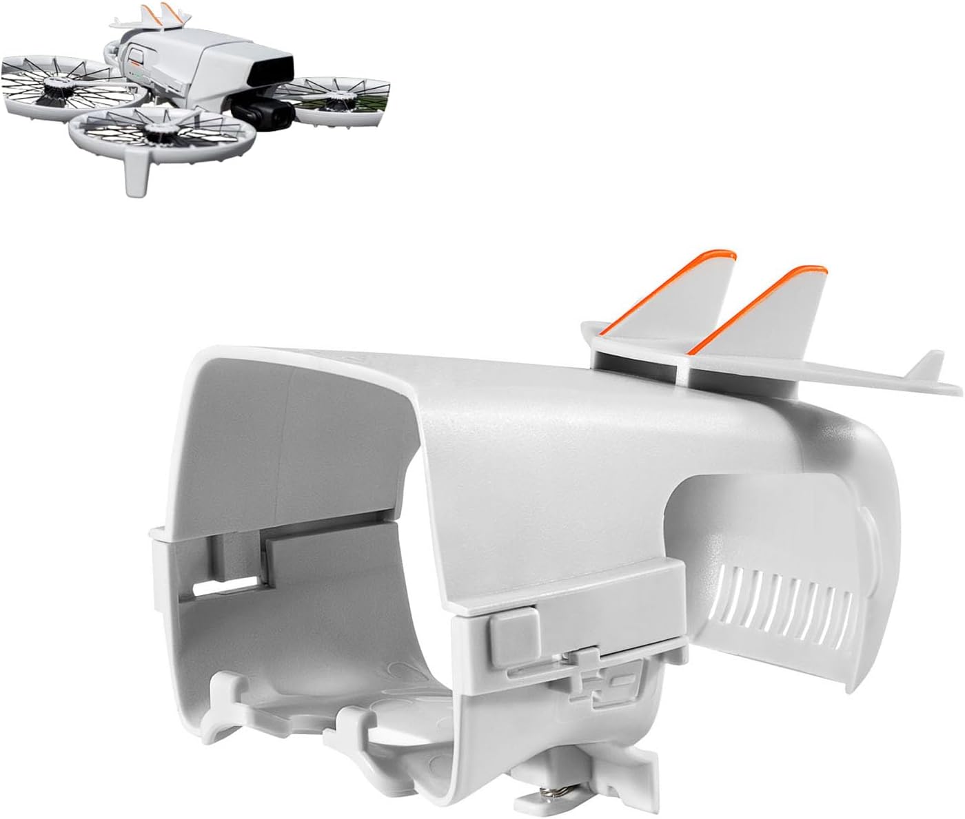 Battery Anti-release Buckle Flight Tail Wing Compatible with DJI FLIP, Snap-On Battery Safety Lock Buckle, Anti-Detachment Battery Protective Cover for DJI FLIP Drone Accessories