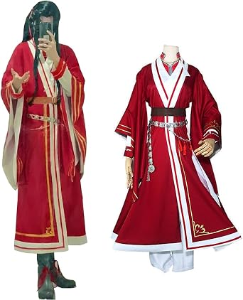 Anime Costumes Hua Cheng Cosplay Chinese Hanfu Cultural Costumes Halloween Costumes with Wig