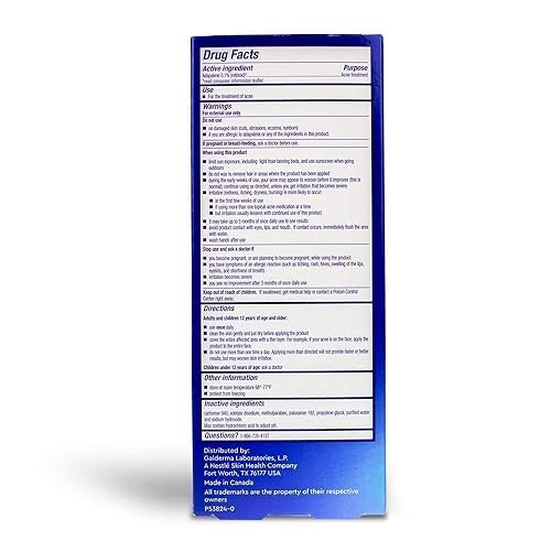 Miniatura 3 de Differin Adapalene Gel 01 tratamiento para el acné 159oz suministro para 180 días 16 onzas paquete de 2