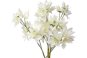 4 PCS Artificial Faux Lotus Flower Bouquets