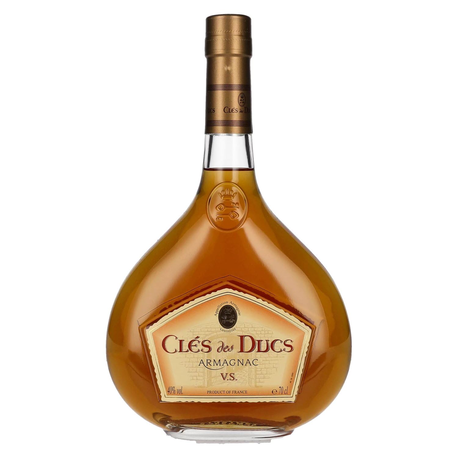 Cles Des Ducs Three Star VS Armagnac Brandy 70cl, 40% ABV | Fruity & Full Flavour, Bas-Armagnac