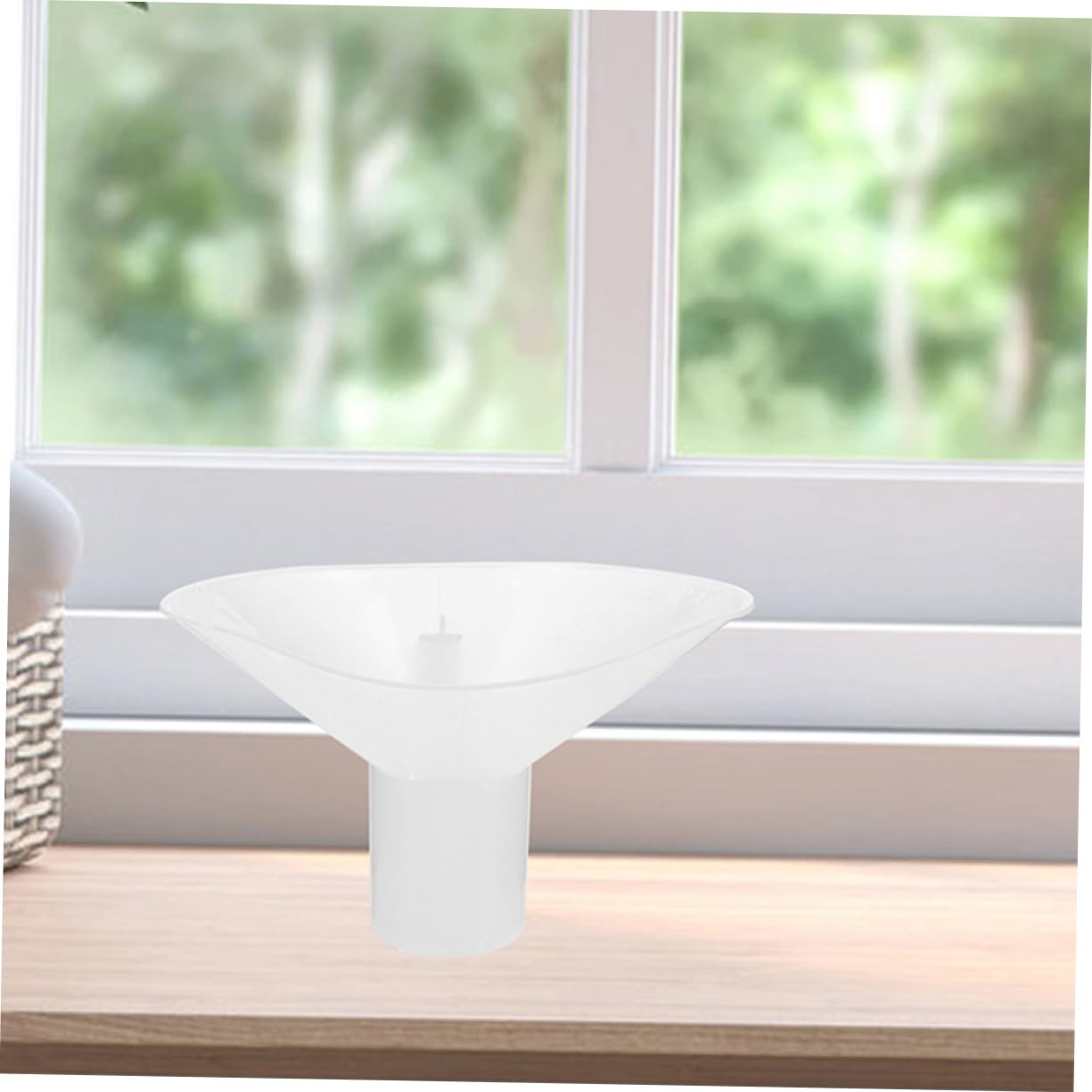 Set 4 Pezzi Bicchieri per Lavaggio degli Occhi in Plastica Bianca per Pulizia Oculare in Laboratorio