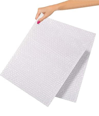 STYLELAB Bubble Pouch 12 - 12 Inches Size Envelopes/Bags For Packing Courier (Pack of 20) Transparent 40 GSM