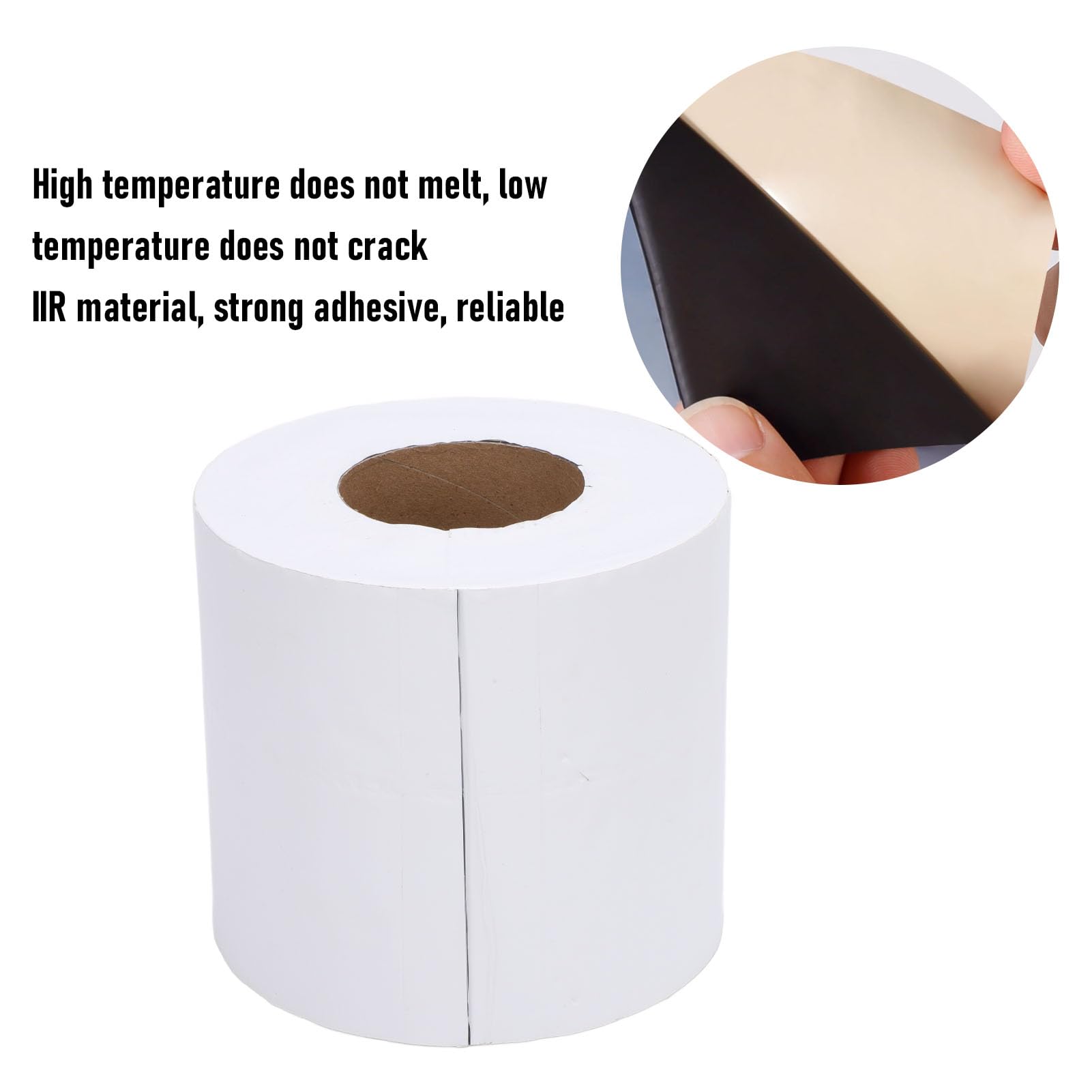 Generic Wstążka z Połączeniem Dachowym VR, łatwa Instalacja Instalacji RV RAKAGE RAGBONS OD TRUDY REPPRACJA MASU MASU (6 cali x 50 stóp (1 mm x 15 cm x 10 m))