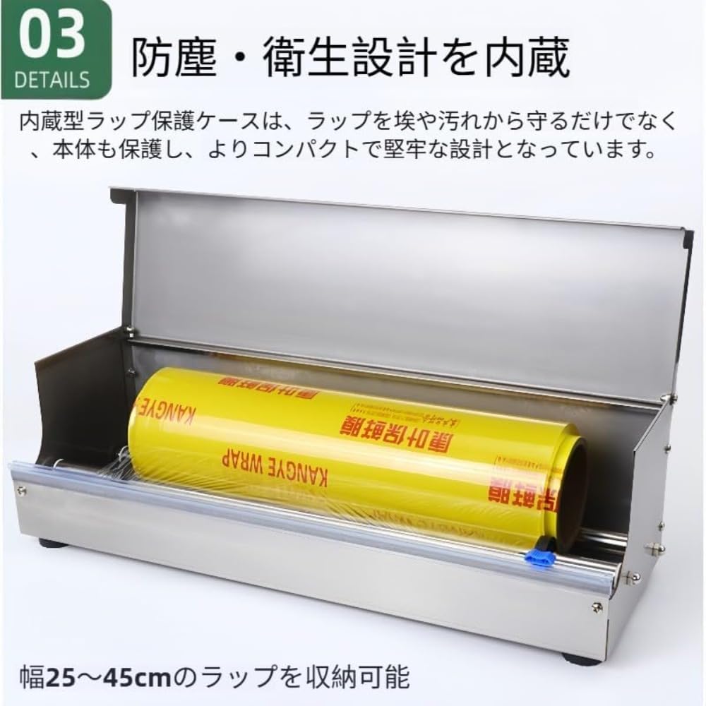 Amazon.co.jp: WQNBラップスライドカッター 食品用ケース対応 フィルム