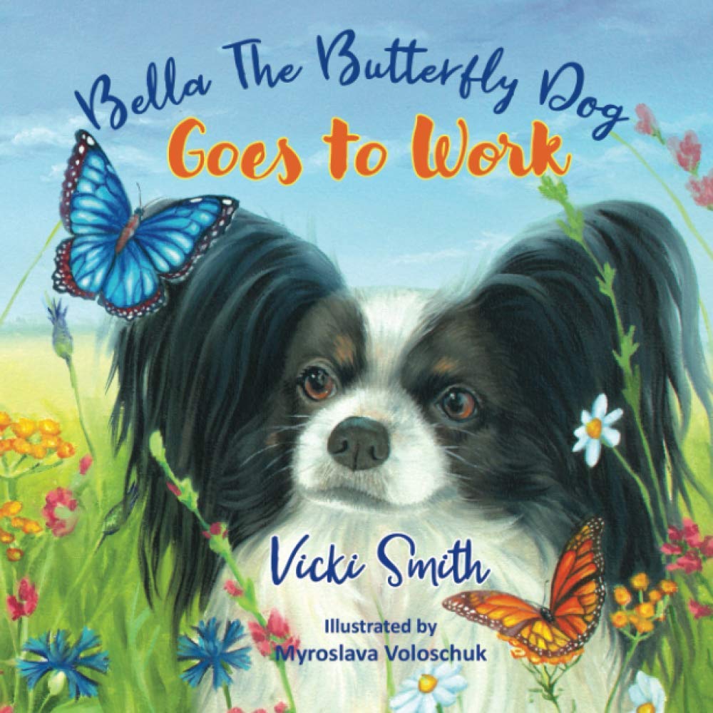 Bella The Butterfly Dog Goes To Work