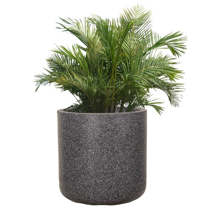 Amazon Brand - Umi Indoor & Outdoor Plastic Marble Look Malta Pot | Flower Pot | Plant Container for Home/Office/Garden Dcor - Color : Gray/Marble, Size : 9.5Inches(24.13cm) - Set of 1