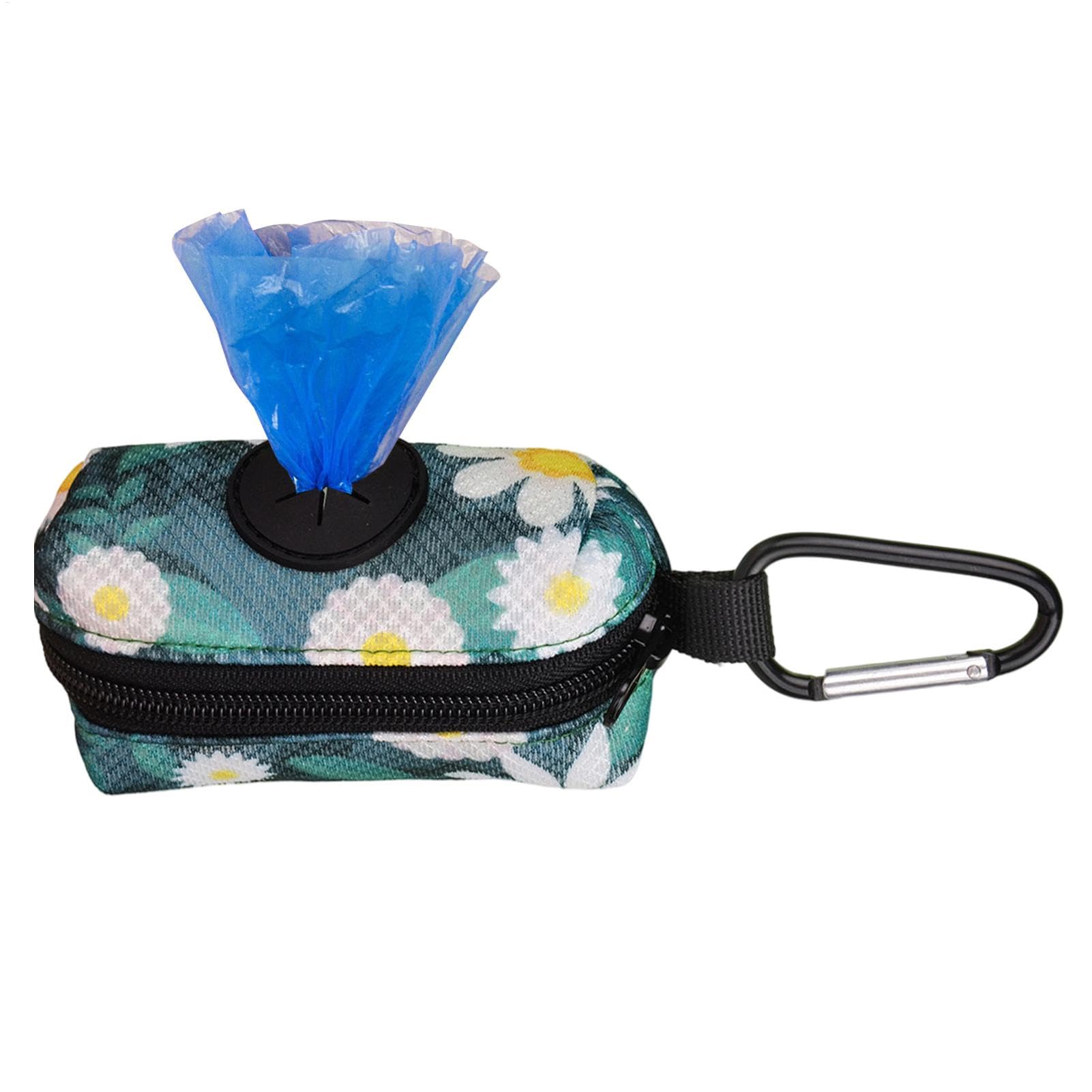 Poop Bag Holder - Leashes Poop Bag Holders | Dog Poop Bags Rolls Holder with Graphic Print | Poop Bag Dispenser, Doggy Waste Bags, Portable Doggie Bag