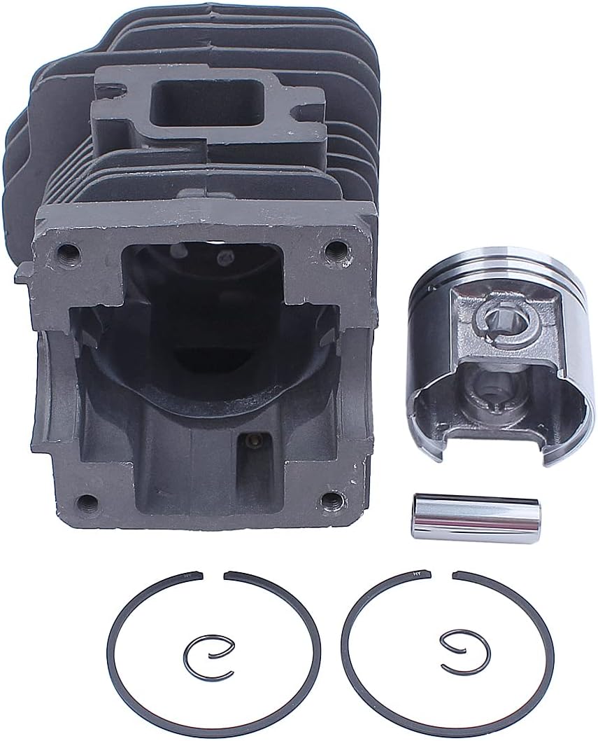 Cylinder Piston Tune Up Kit Fit for MS250 MS230 025 023 Motor 42.5mm Cylinder Piston Pin Rings Cliclip Piston Pin Replacement Parts